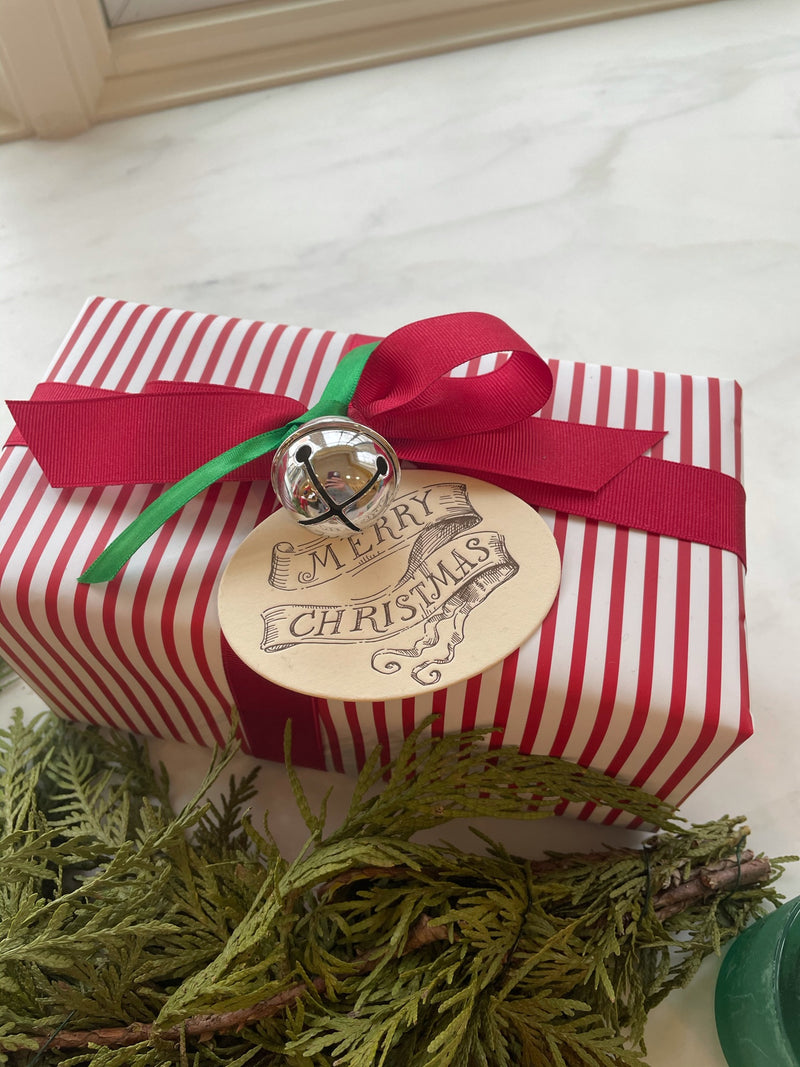 Merry Christmas Banner Gift Tags