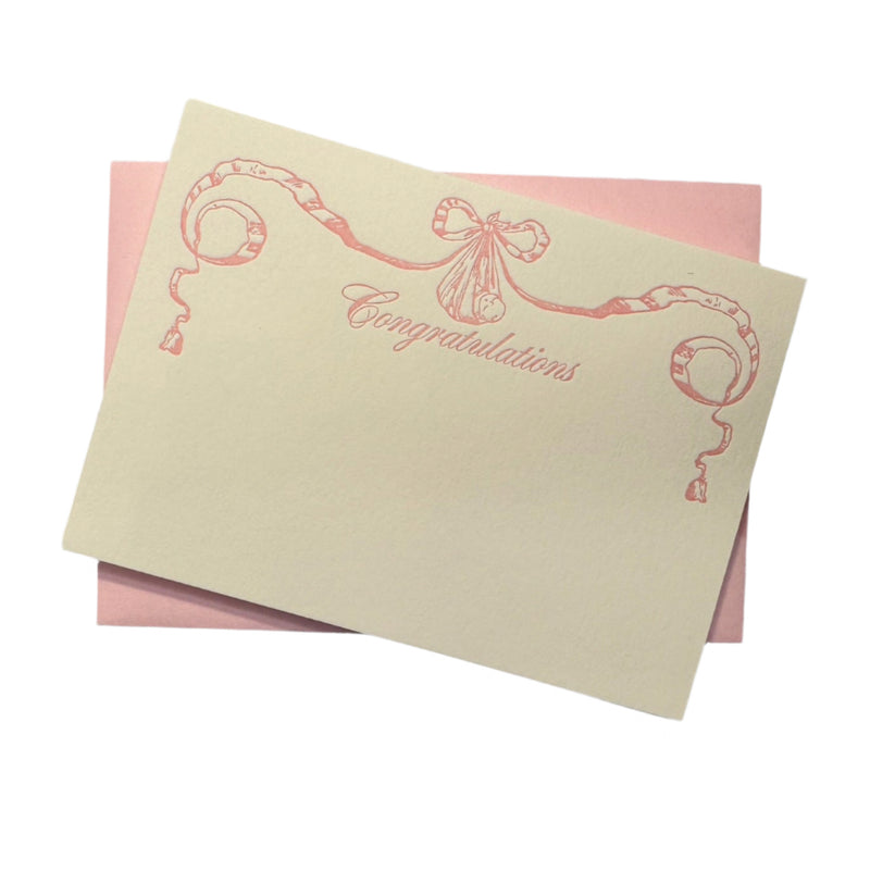 Baby Blush Stationery