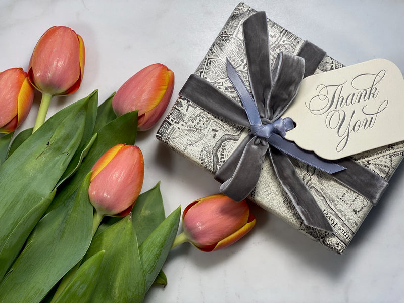 Thank You Grey Gift Tags