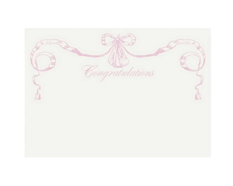 Baby Blush Stationery