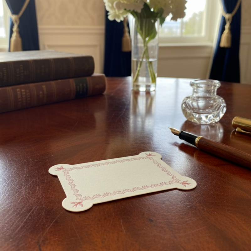 Letterpress Note Card & Envelope Set