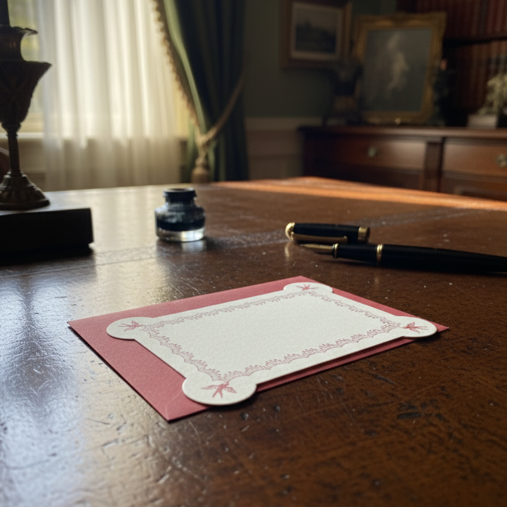 Letterpress Note Card & Envelope Set