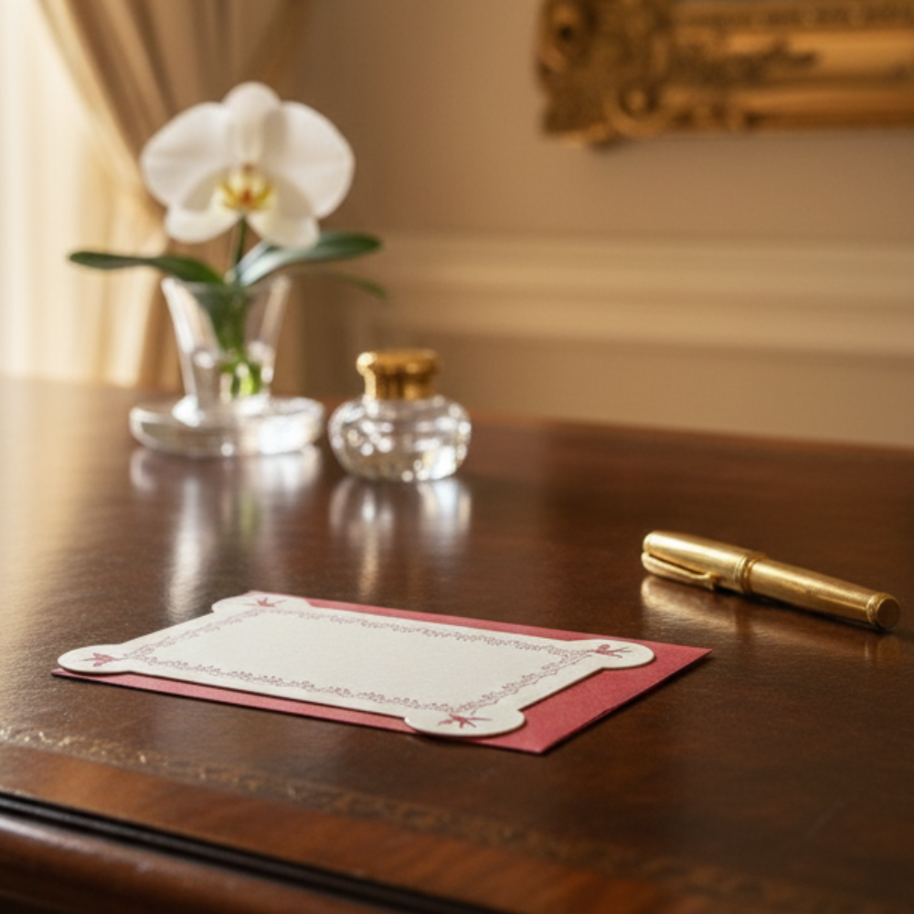 Letterpress Note Card & Envelope Set