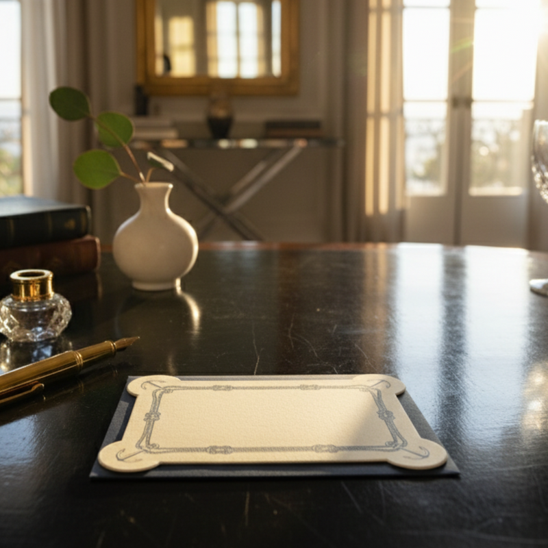 Letterpress Note Card & Envelope Set