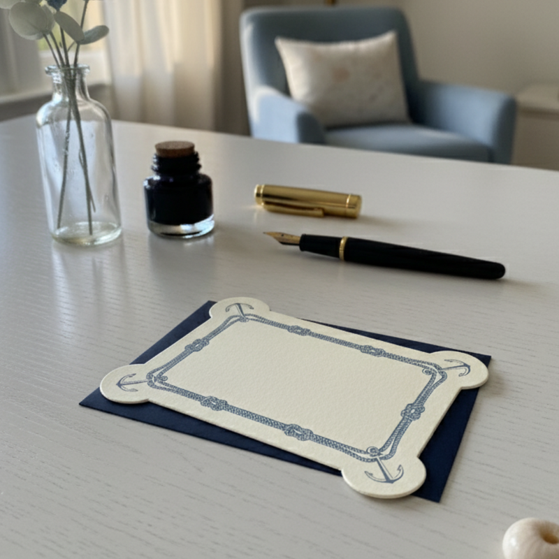 Letterpress Note Card & Envelope Set