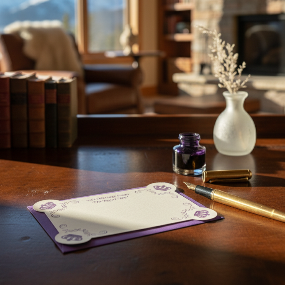 Letterpress Note Card & Envelope Set