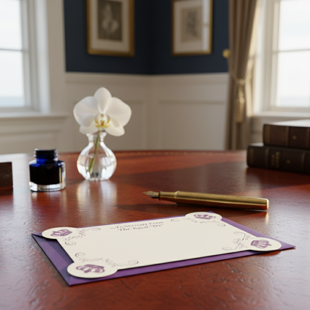 Letterpress Note Card & Envelope Set