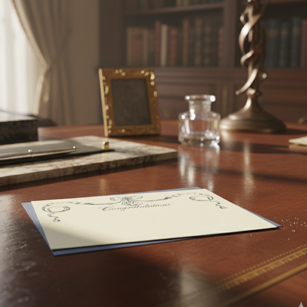 Letterpress Note Card & Envelope Set