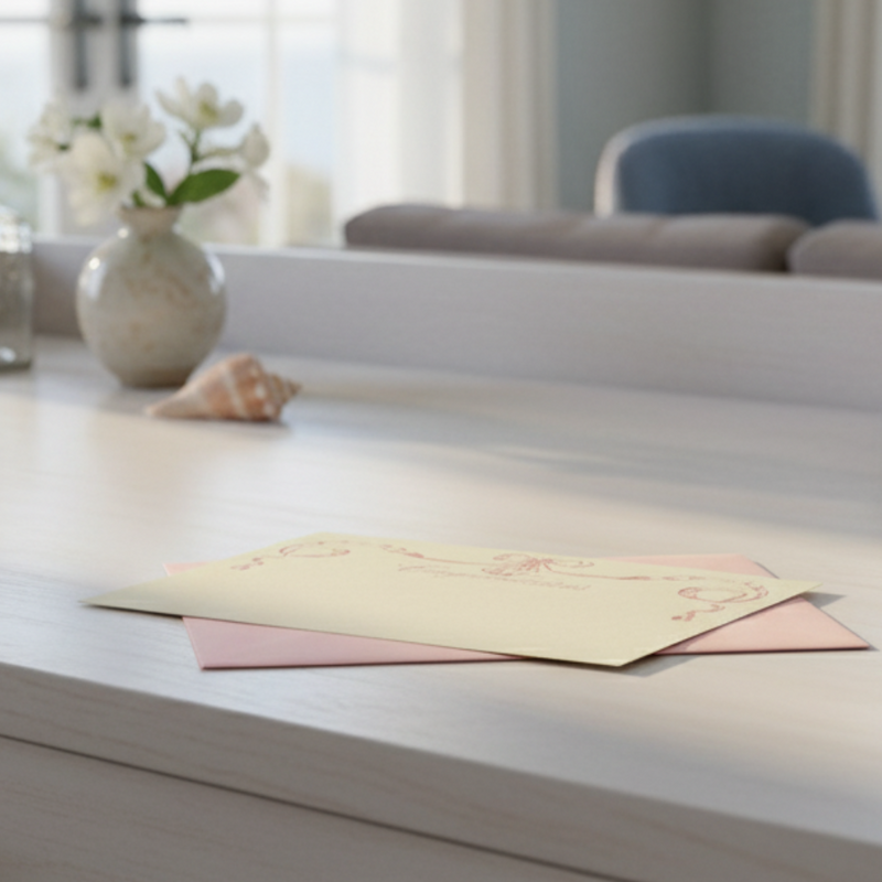 Letterpress Note Card & Envelope Set