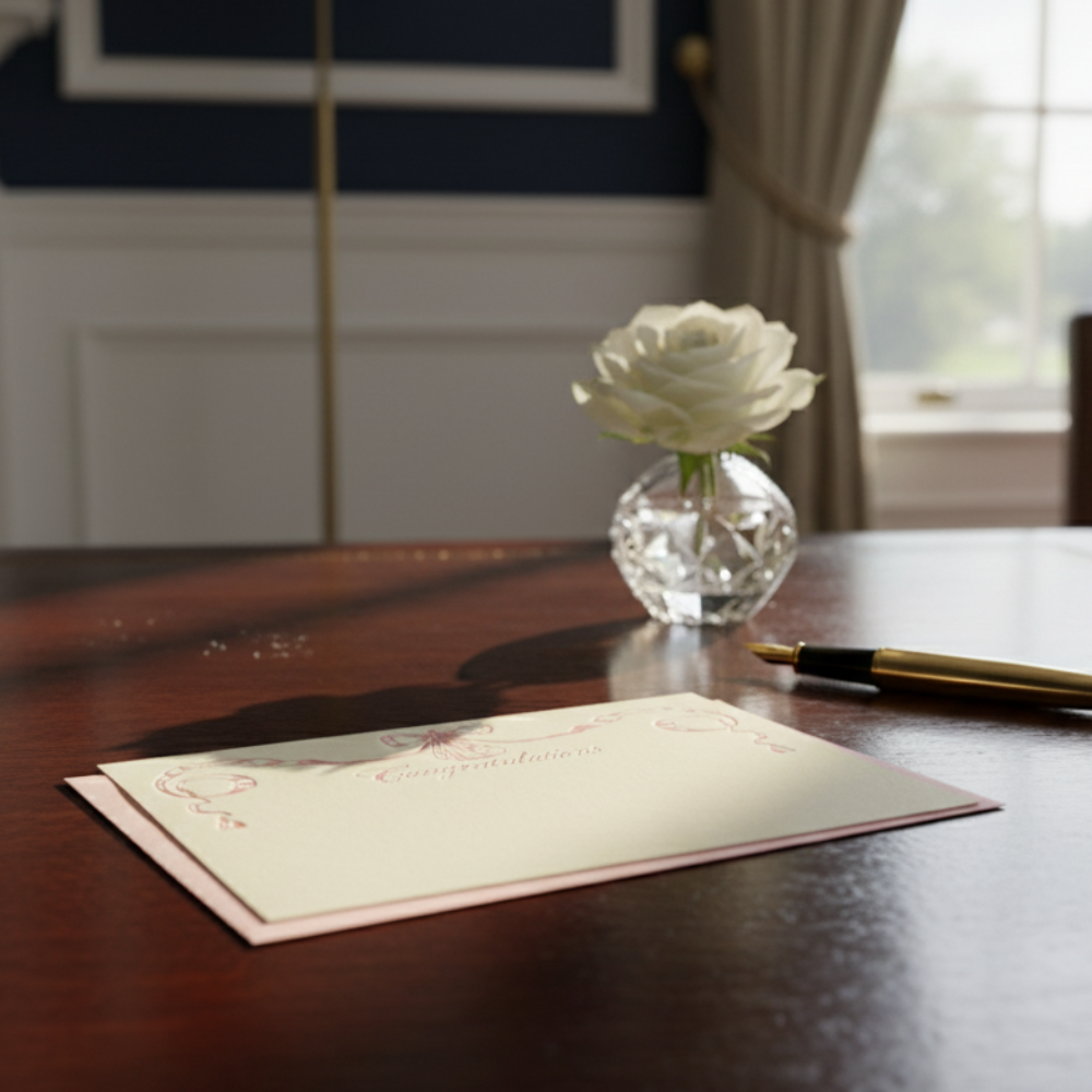 Letterpress Note Card & Envelope Set