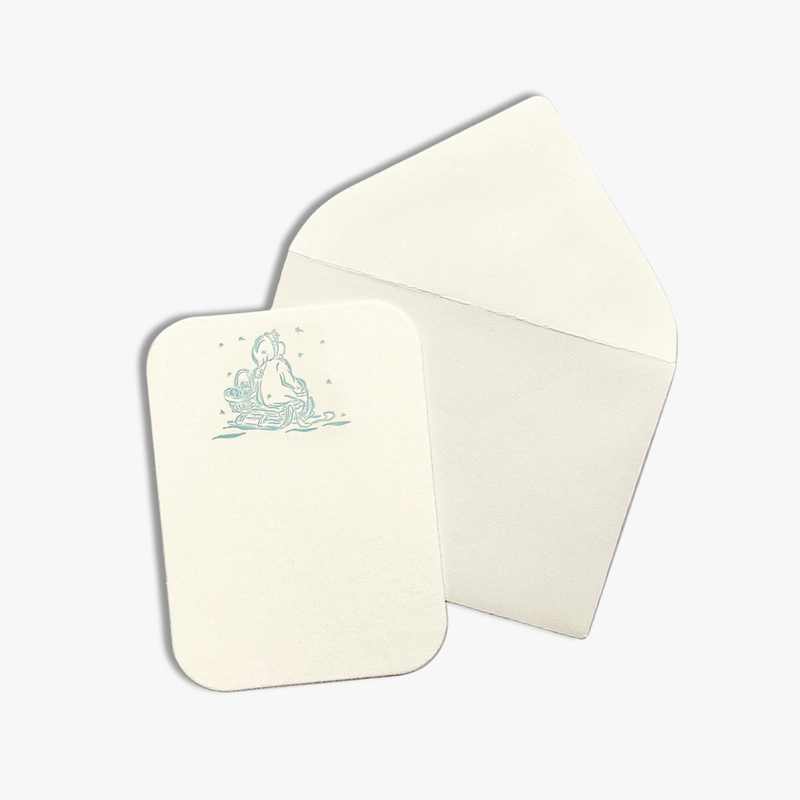 Petite Letterpress Note Cards