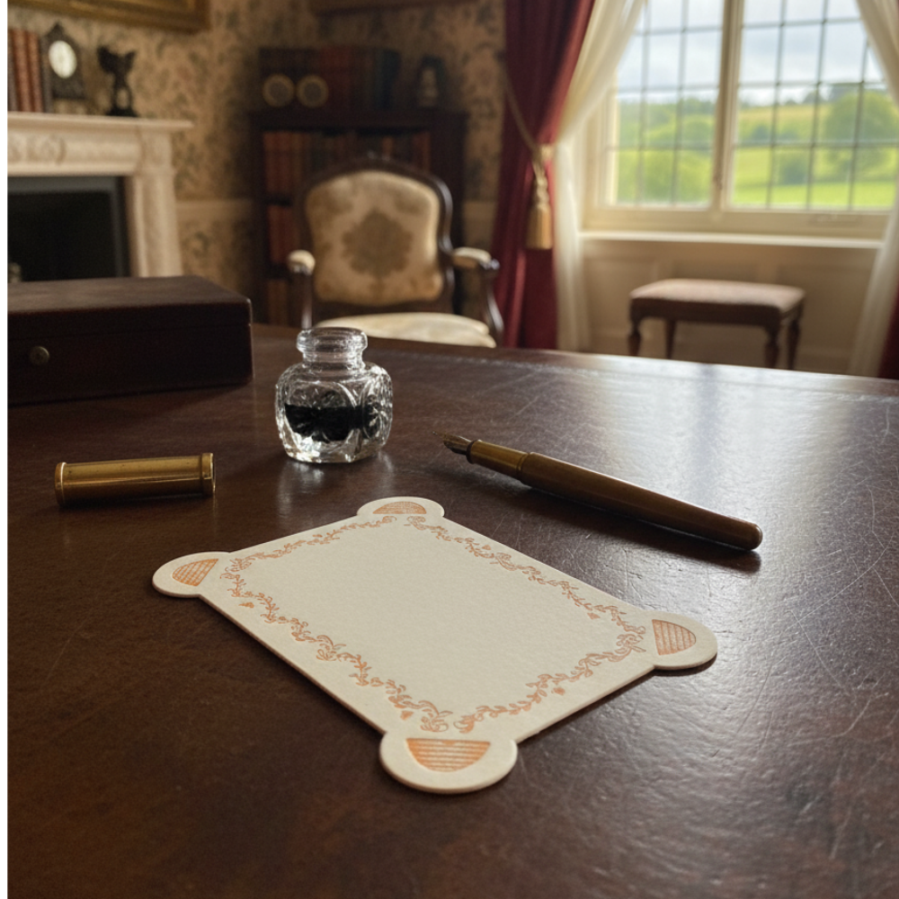 Letterpress Note Card & Envelope Set