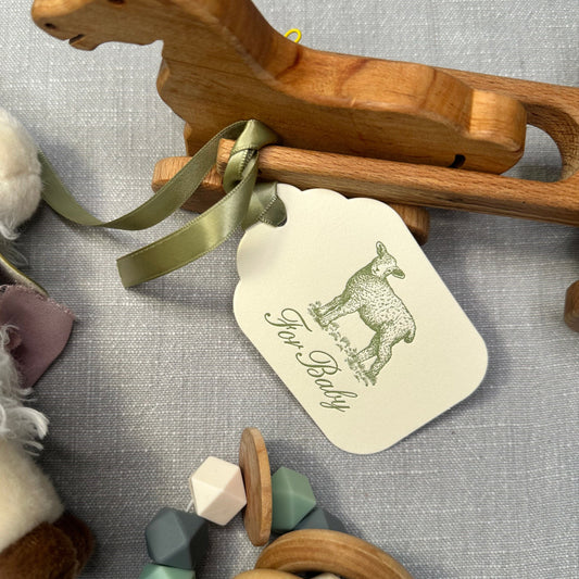 For Baby Lamb Gift Tags