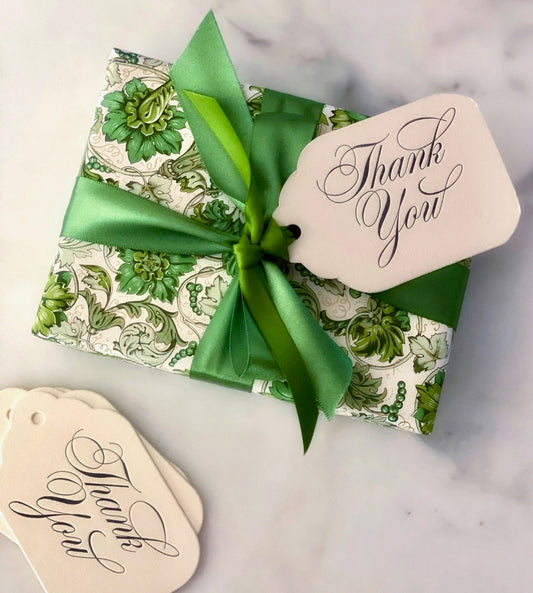 Thank You Grey Gift Tags