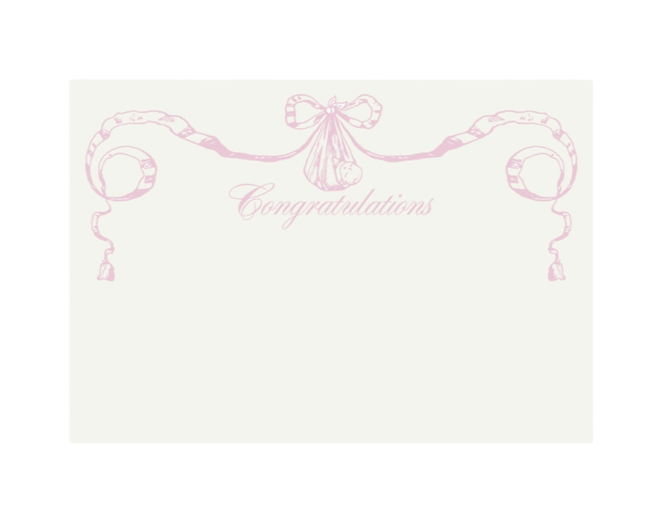 Baby Blush Stationery