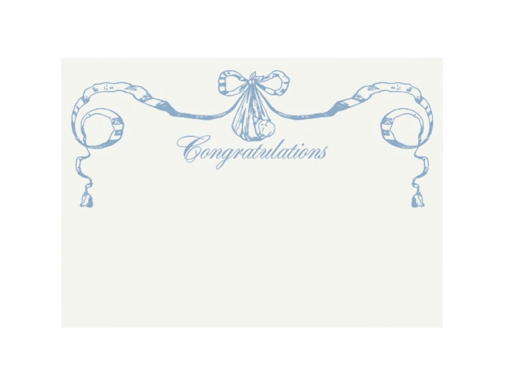 Baby Blue Stationery